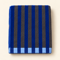 Tony Bold Stripe Bath Towel — Cobalt & Charcoal