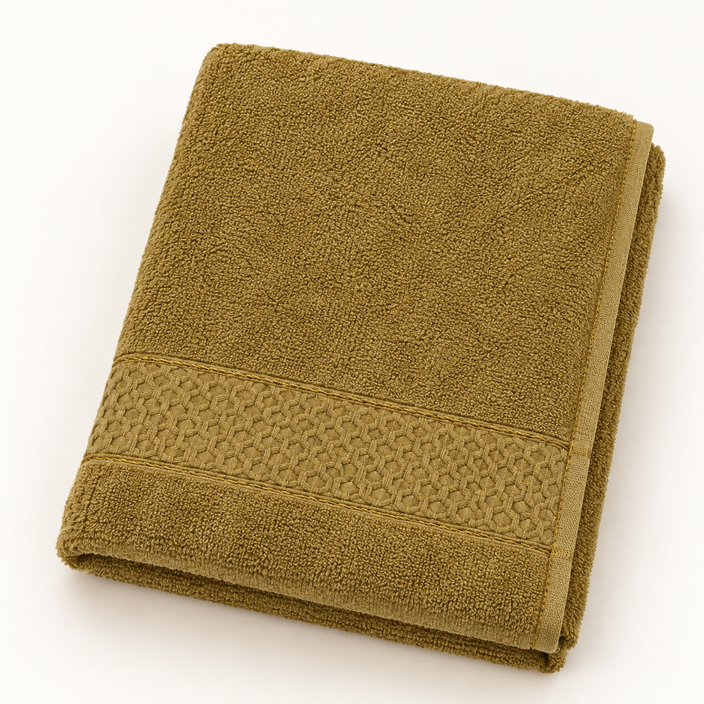 Olive Gold bath towel — sold individually