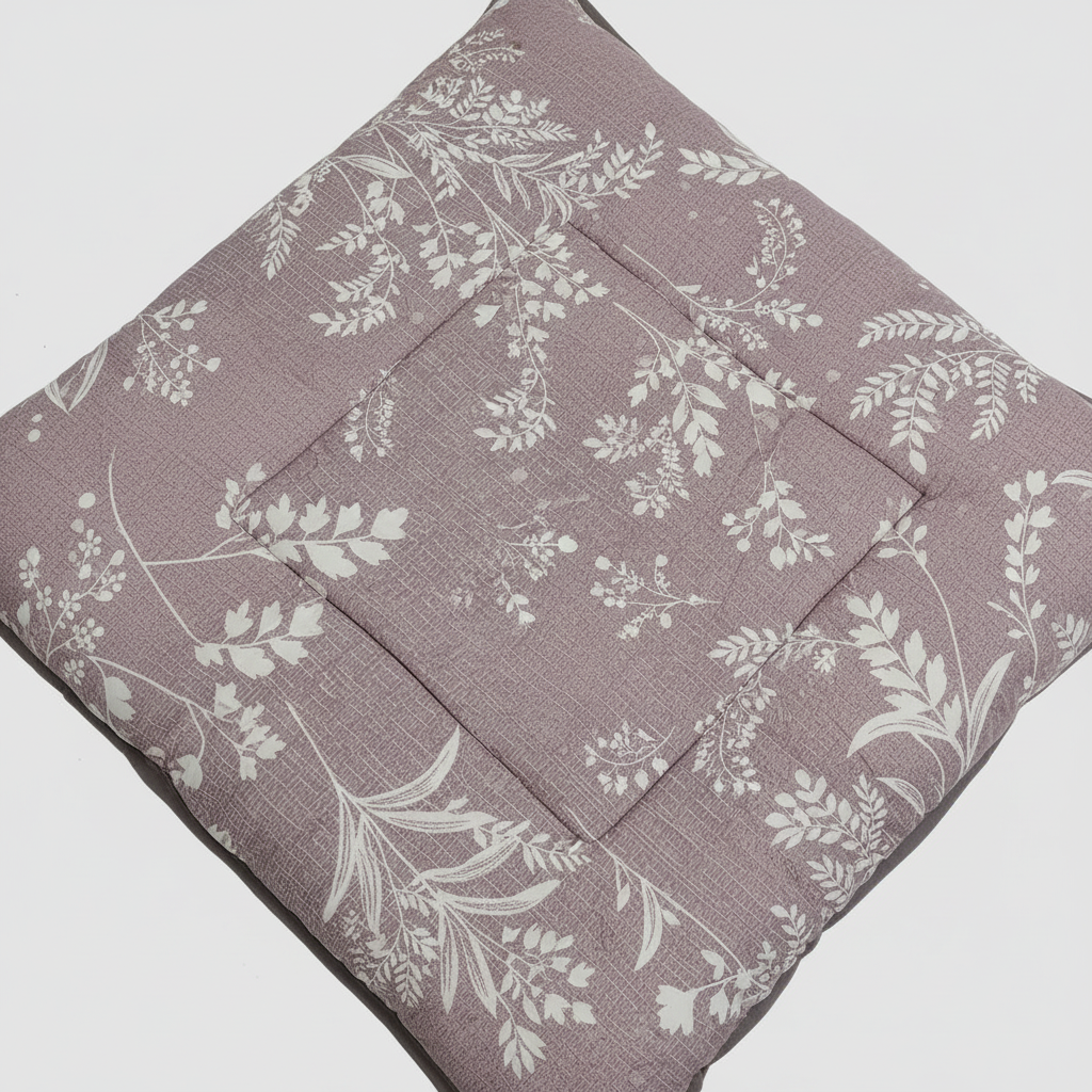 Royce Mauve Botanical Comforter - fabric detail