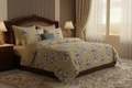 Desire Paisley Medallion Bedsheet Set styled on king bed